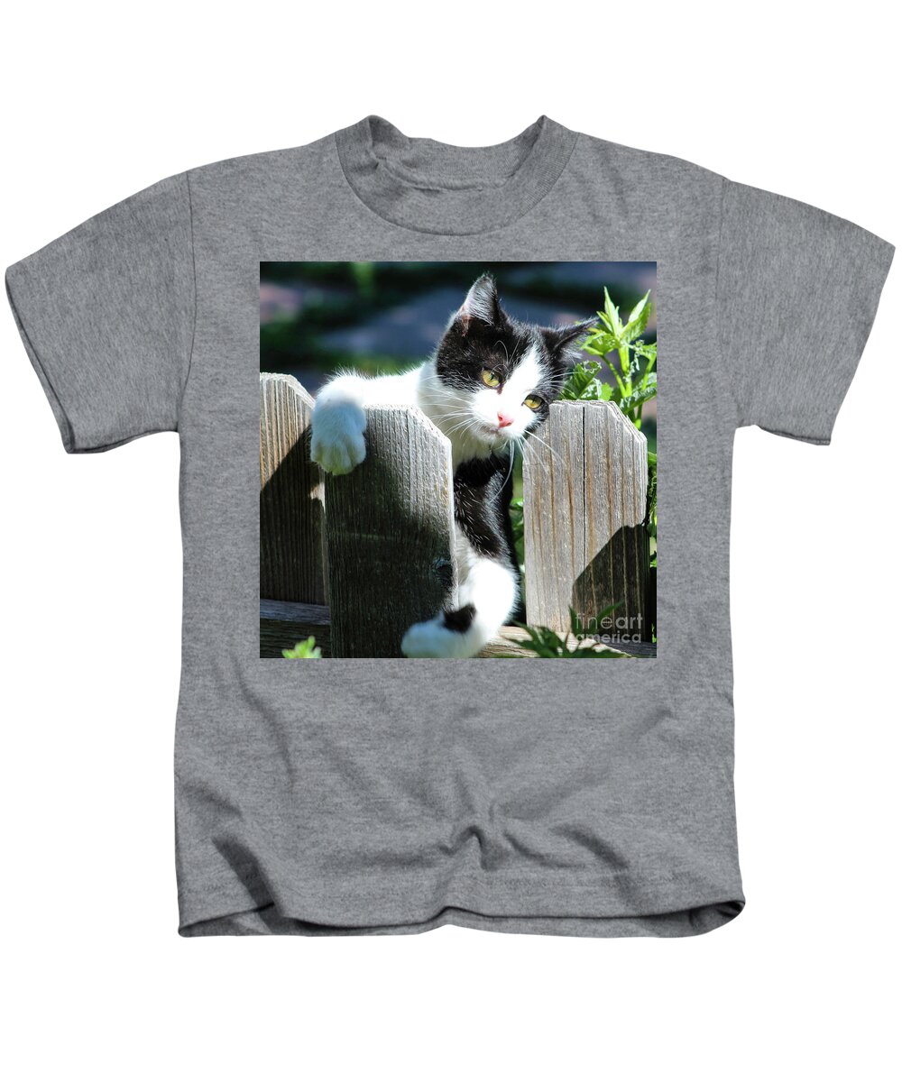 Kitten Kids T-Shirt featuring the photograph Cuddly Kitten by Shirley Dutchkowski