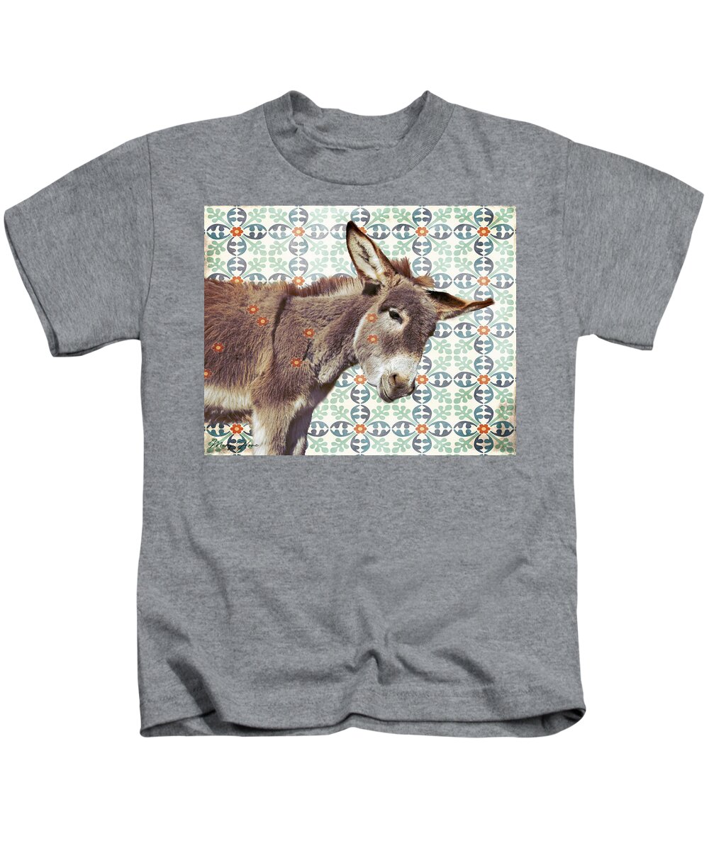 Burros Kids T-Shirt featuring the photograph Did Someone Say Burrrrrito?? by Mary Hone