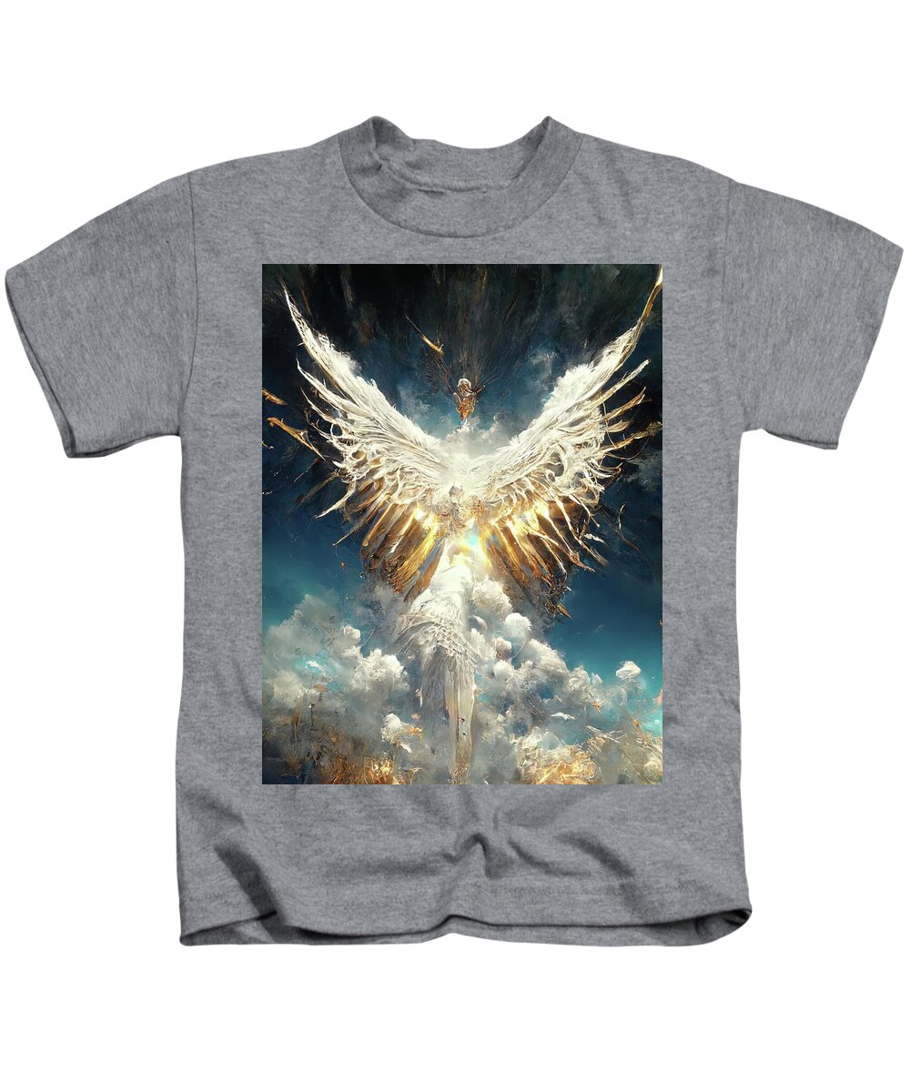 Angel Kids T-Shirt featuring the digital art Dream Angel 1 by Daniel Eskridge