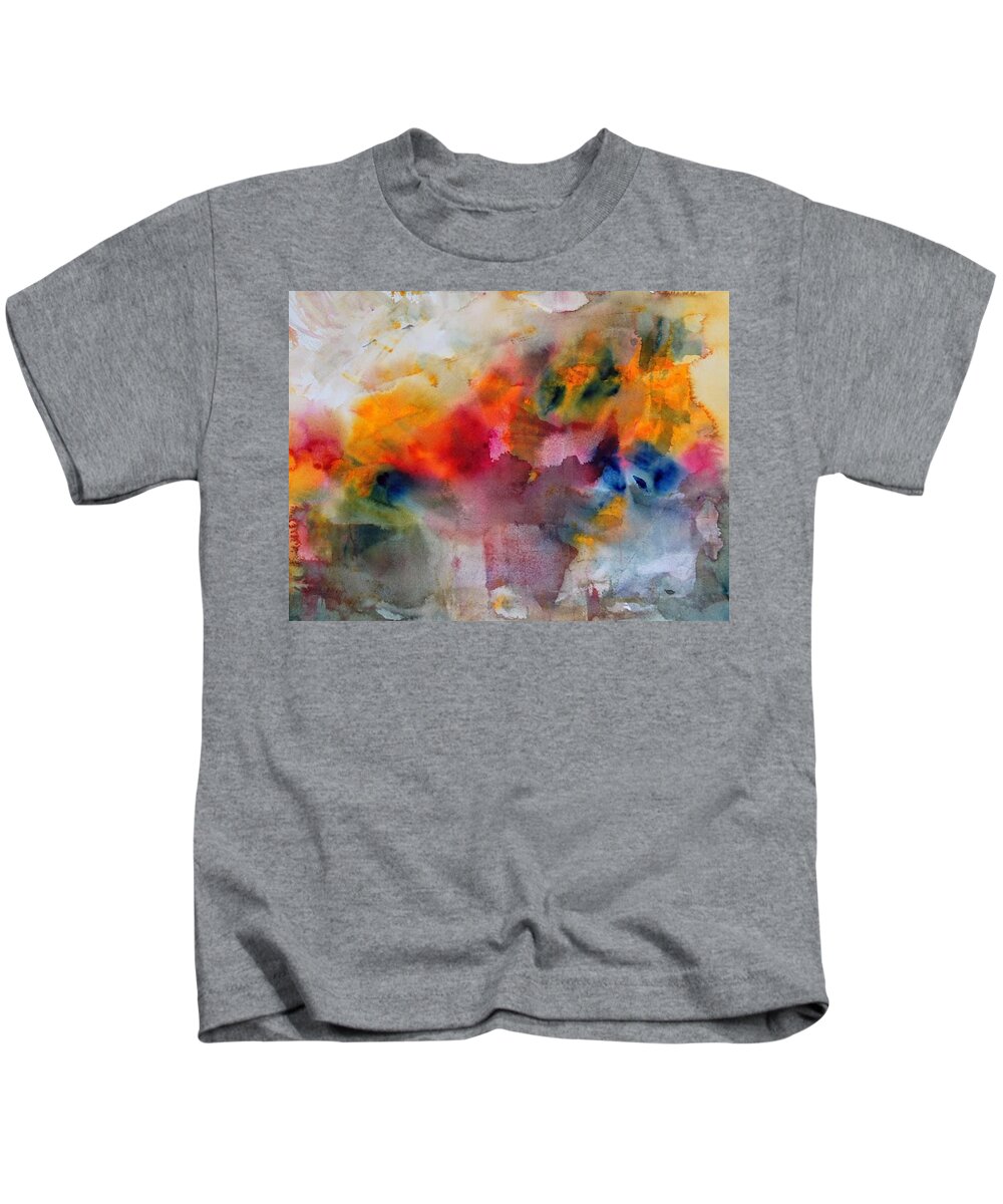 Watercolor Kids T-Shirt featuring the painting Dreamscape by Dick Richards