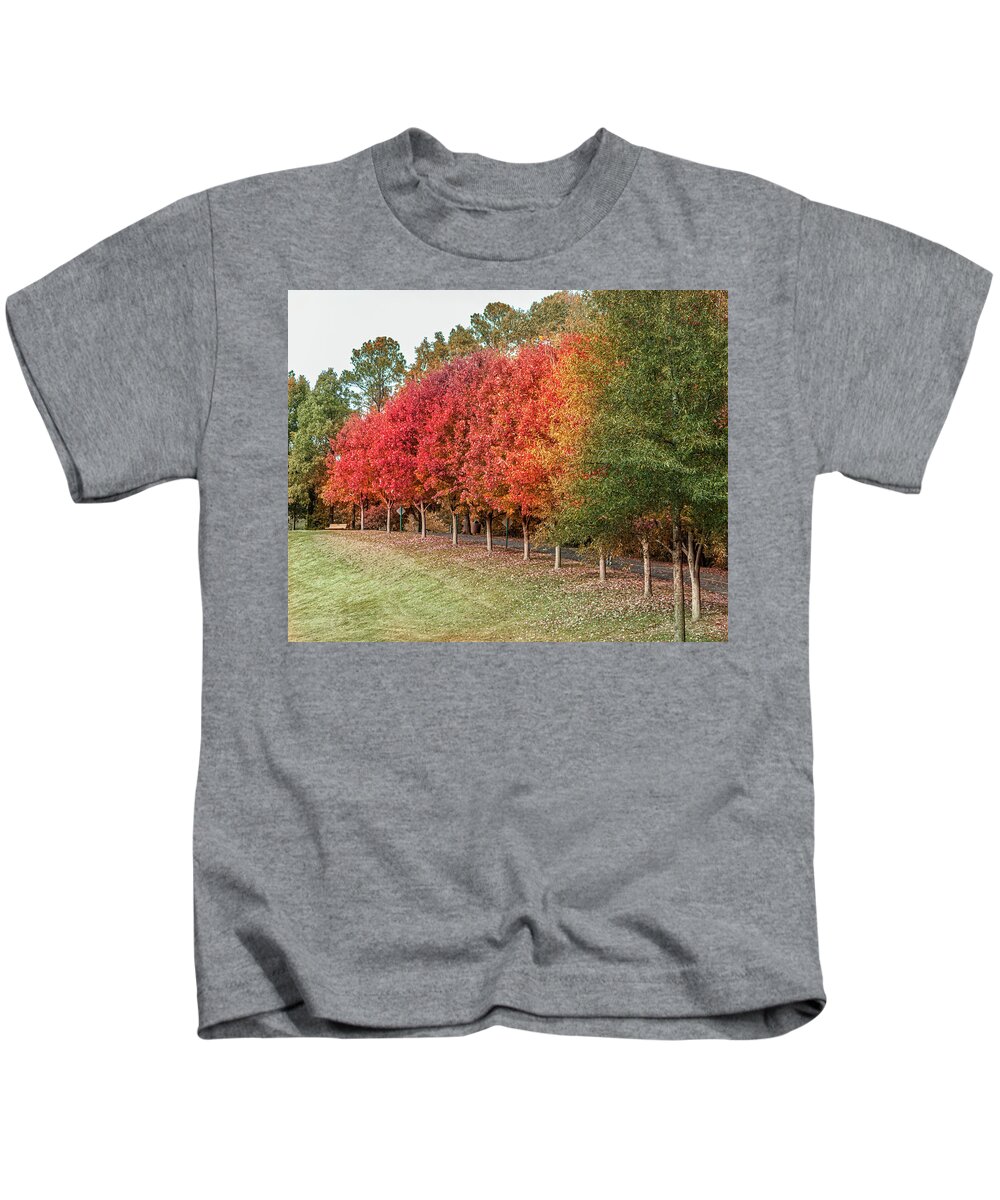 Fall Kids T-Shirt featuring the photograph Fall Rainbow by Rick Nelson