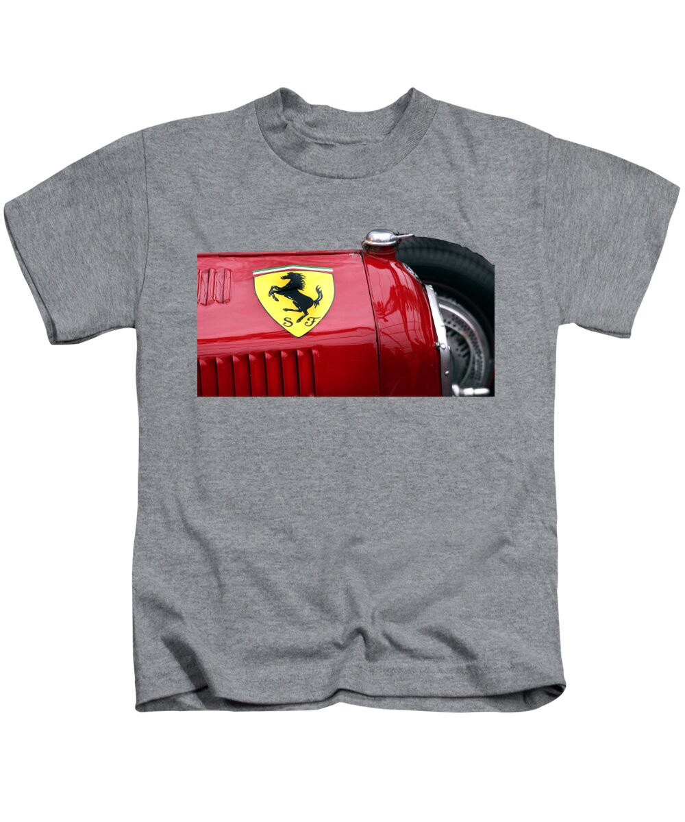 Ferrari Kids T-Shirt featuring the photograph Ferrari ALfa Romeo by Worldwide Photography