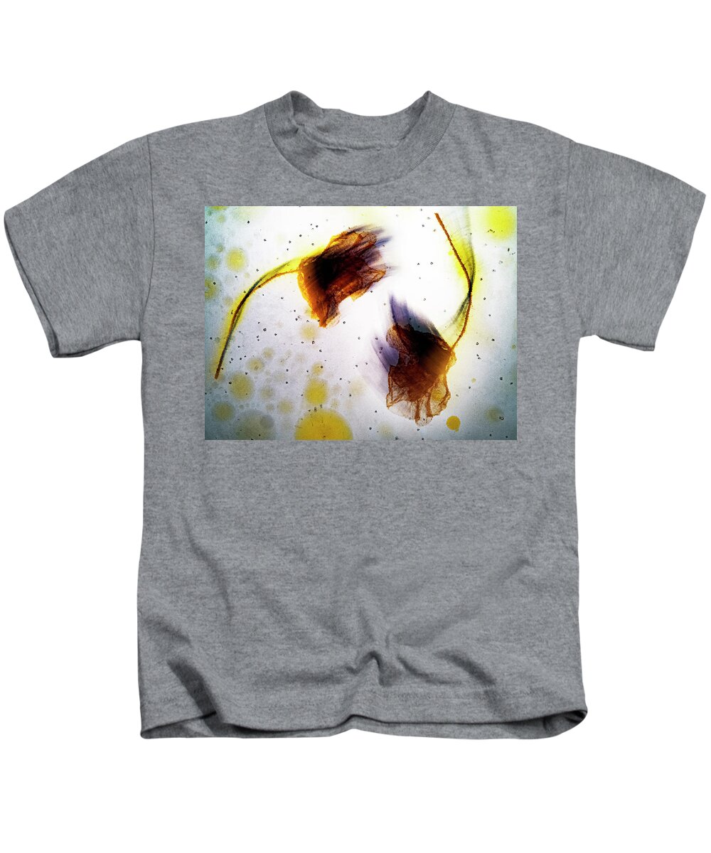 Poppy Kids T-Shirt featuring the photograph Floating dancers by Al Fio Bonina