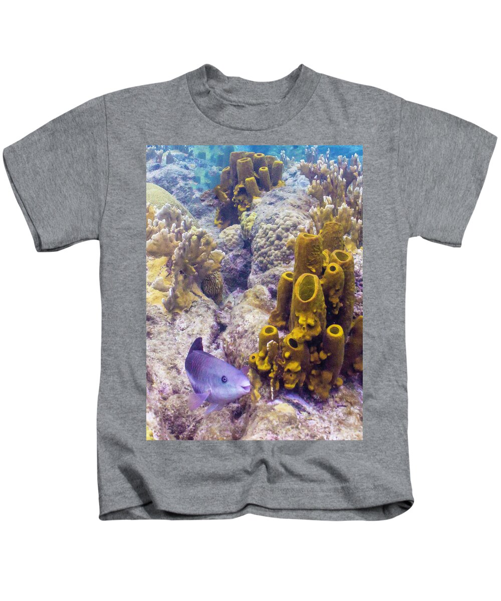 Ocean Kids T-Shirt featuring the photograph Friendly Queen by Lynne Browne