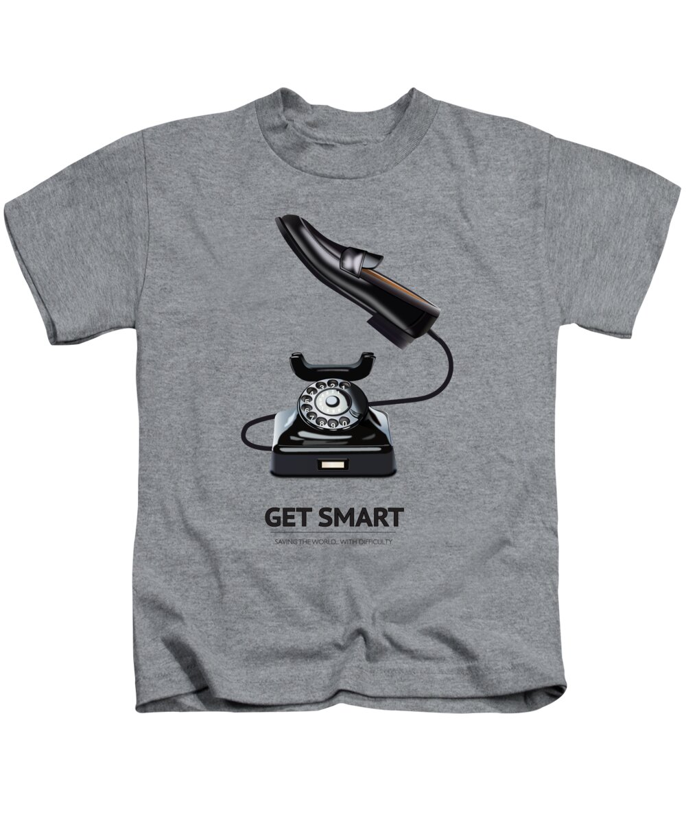 Get Smart - Alternative Movie Poster Kids T-Shirt
