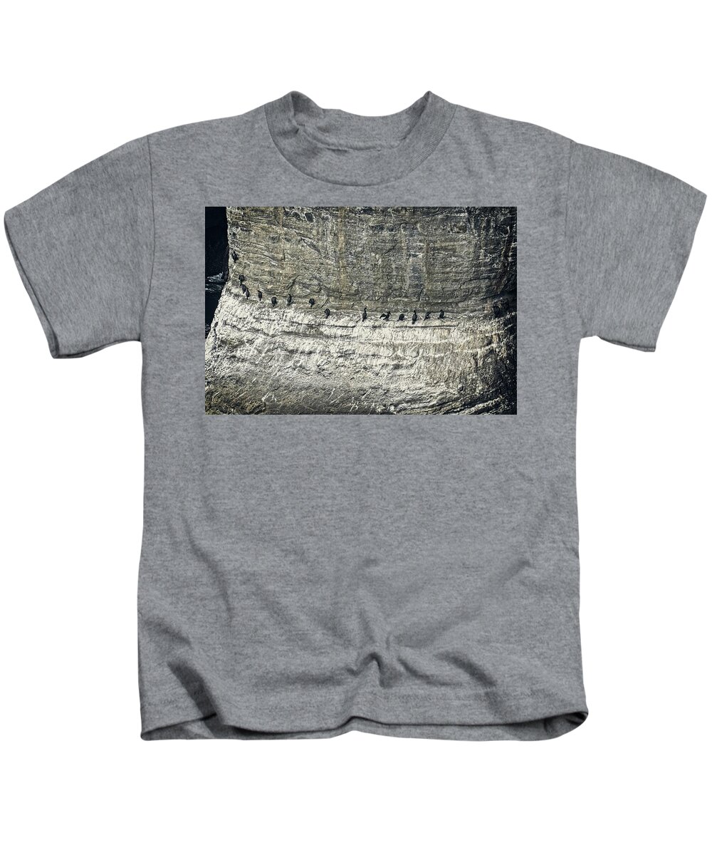 Barrier Kids T-Shirt featuring the photograph Get Your Ducks In A Row by David Desautel