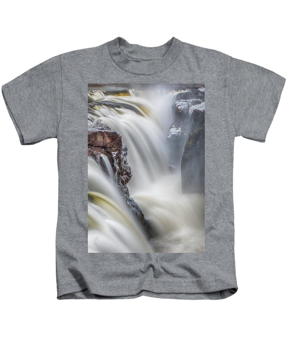 Great Falls Kids T-Shirt featuring the photograph Great Falls of the Passaic River by Rick Berk