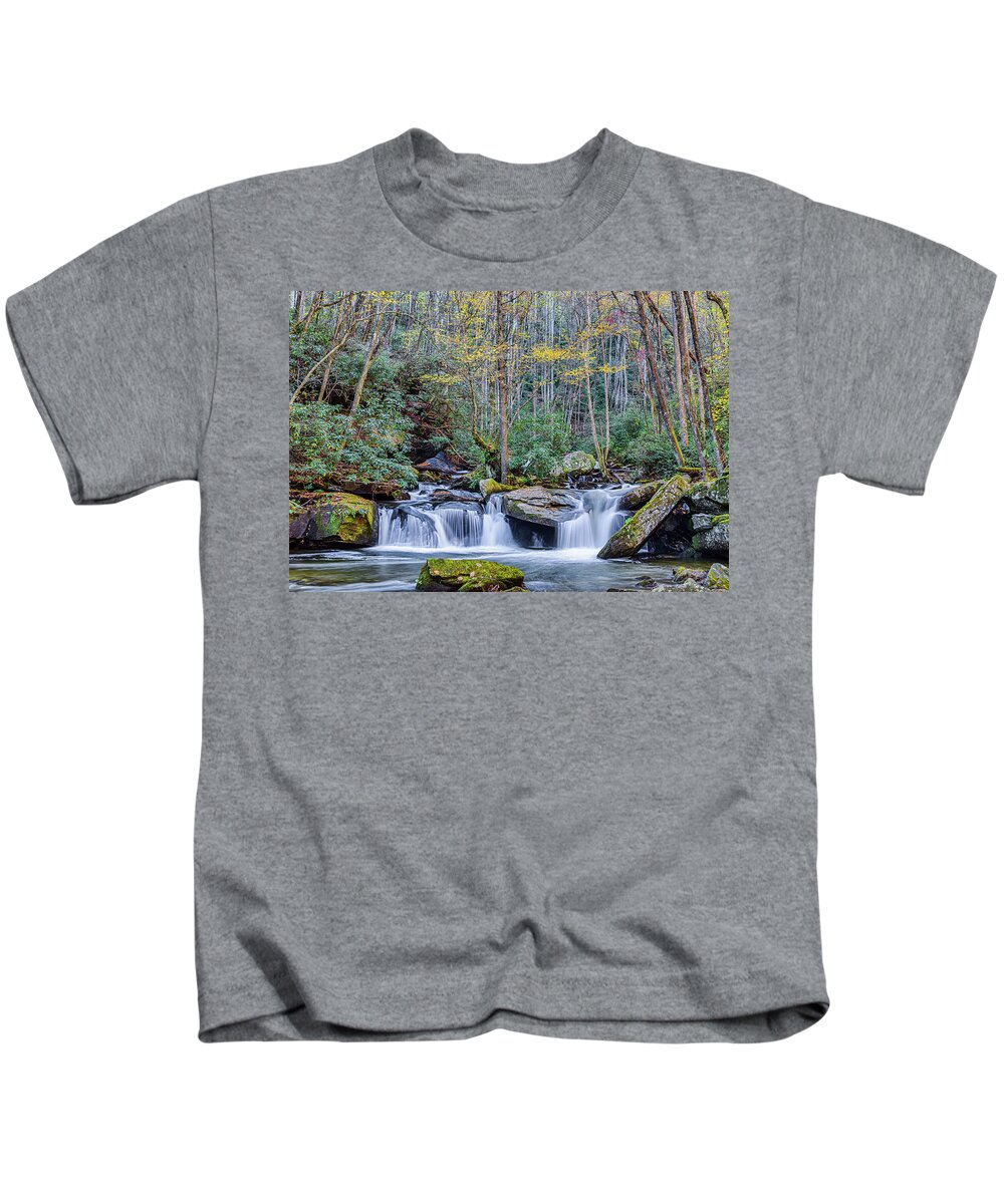  Kids T-Shirt featuring the photograph Hidden Waterfall by Jim Miller