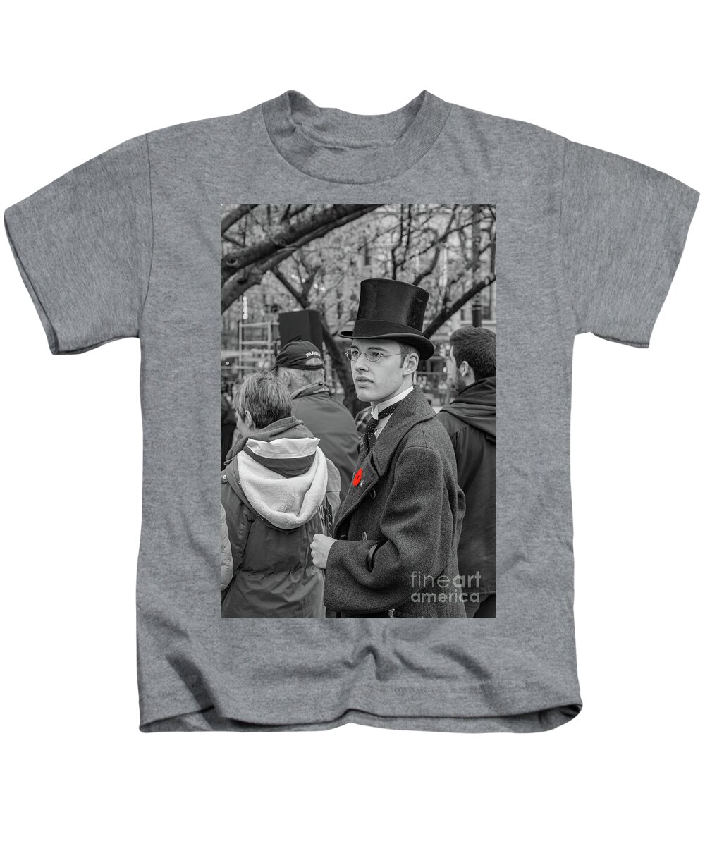 Remembrance Kids T-Shirt featuring the digital art I Remember by Jim Hatch