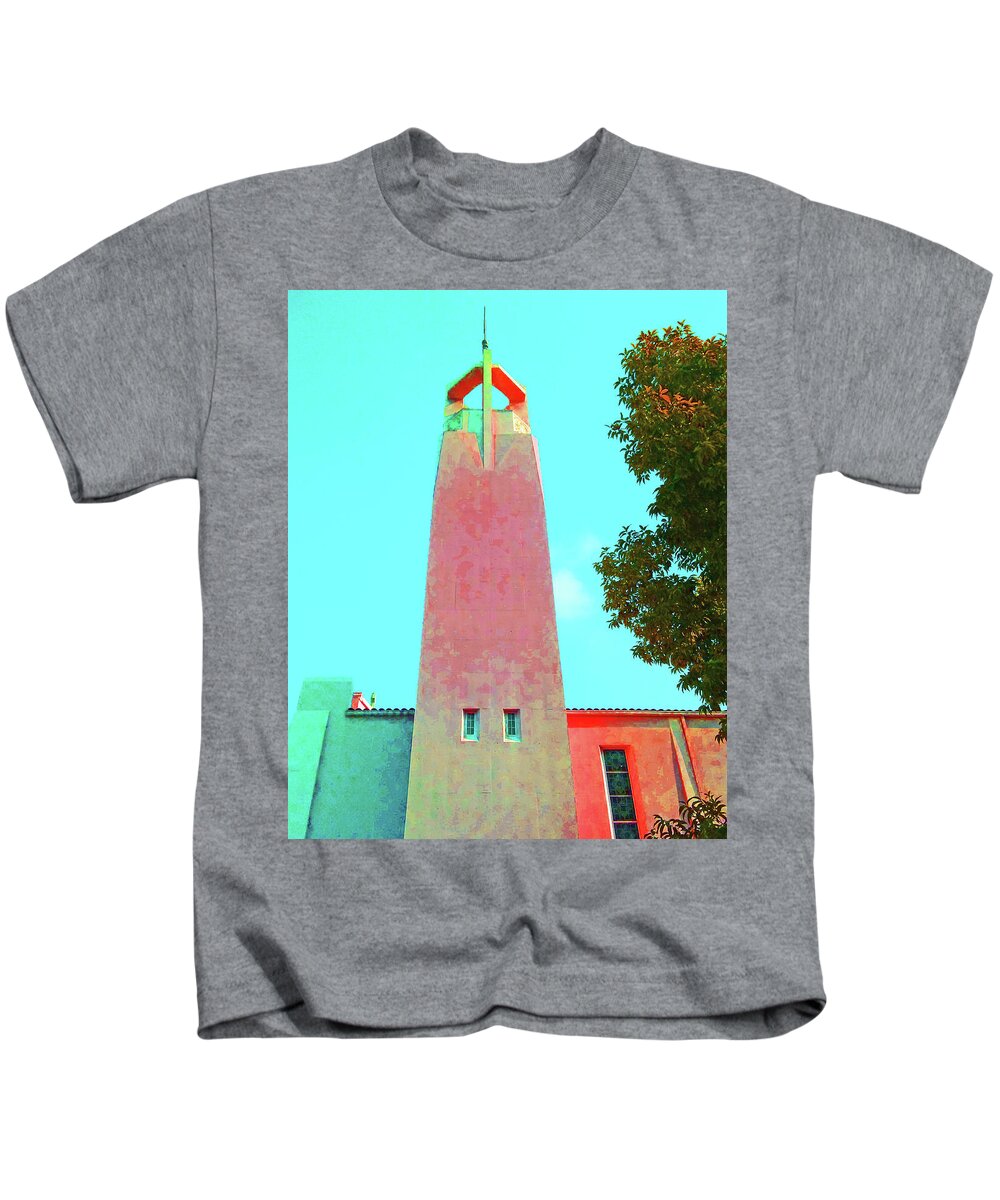 Spire Kids T-Shirt featuring the photograph Inspiring Spire by Andrew Lawrence