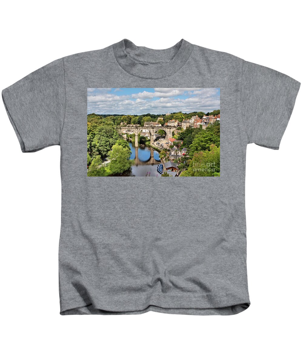 England Kids T-Shirt featuring the photograph Knaresborough by Tom Holmes Photography