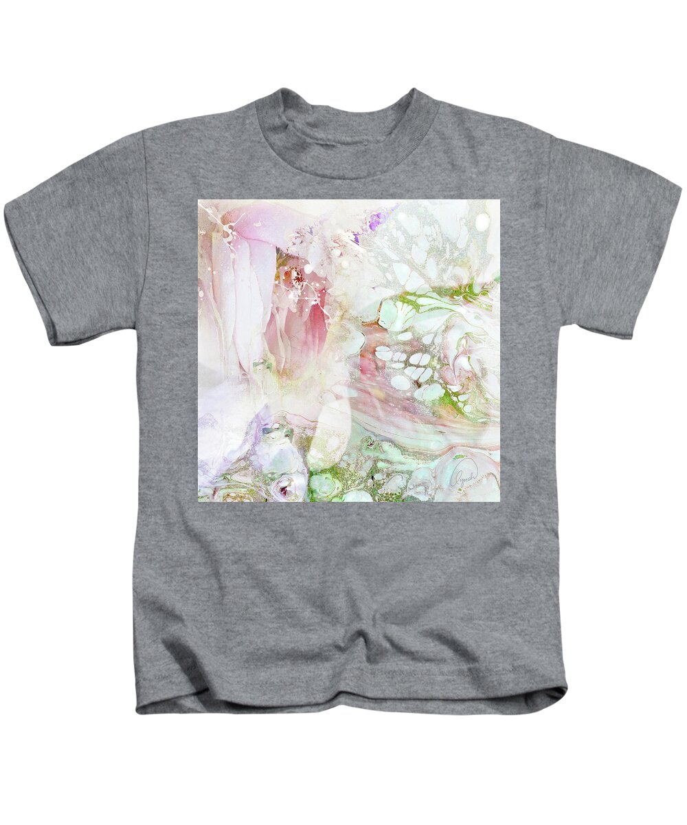 Floral Kids T-Shirt featuring the photograph Lady's Slipper by Karen Lynch