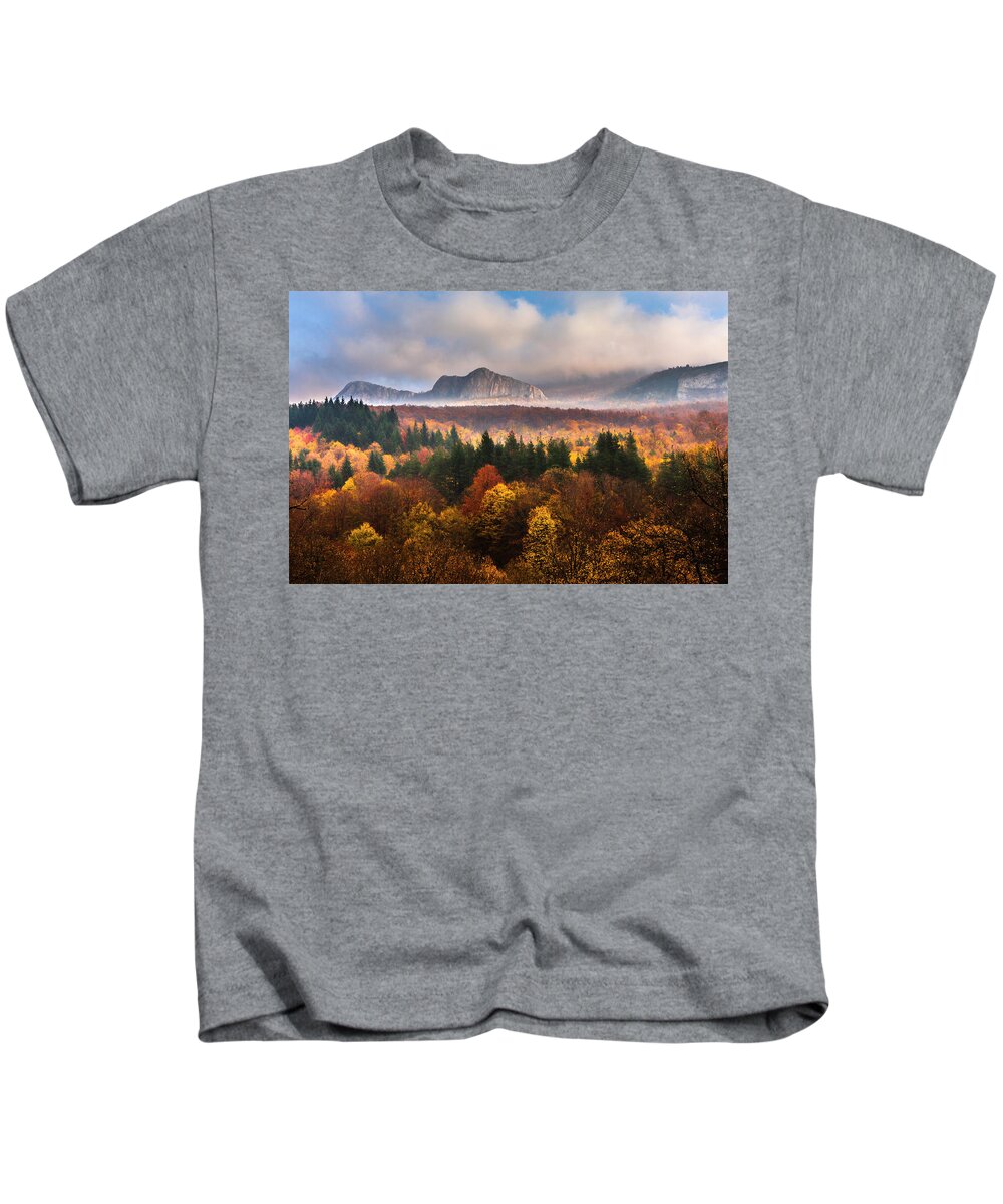 Balkan Mountains Kids T-Shirt featuring the photograph Land Of Illusion by Evgeni Dinev
