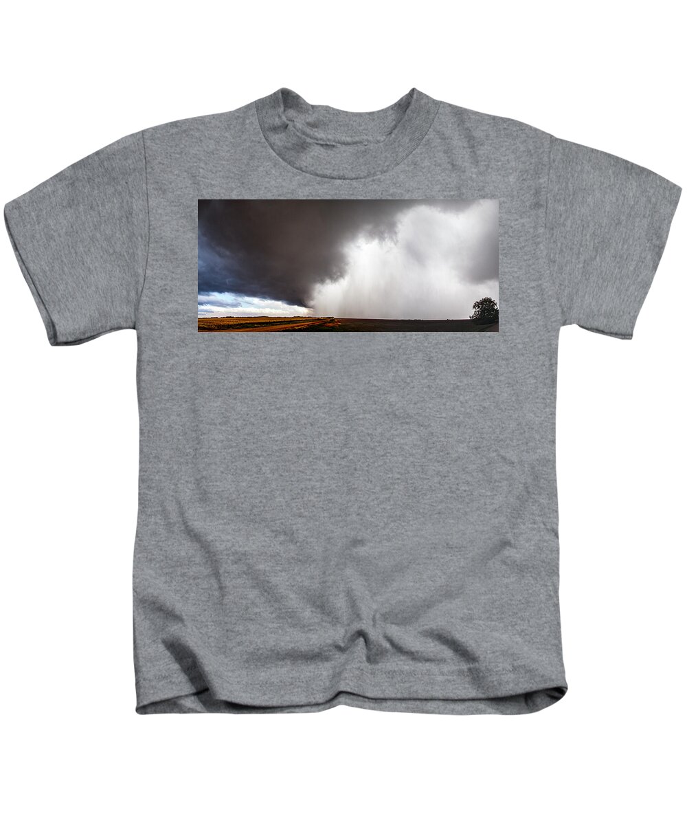 Storm Clouds Kids T-Shirt featuring the photograph Last Storm Chase of 2023 040 by Dale Kaminski