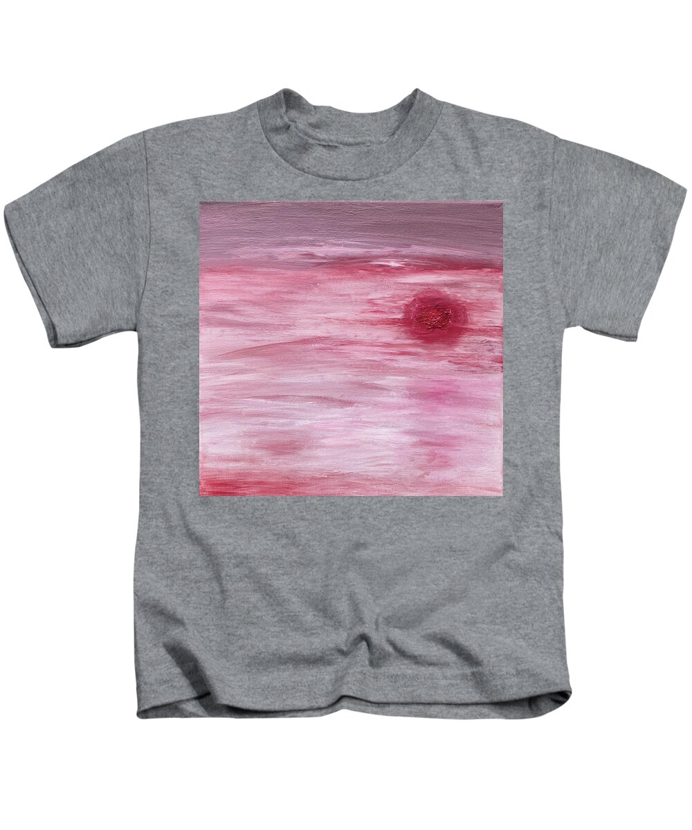  Mars Kids T-Shirt featuring the painting Mars Clouds by David Feder
