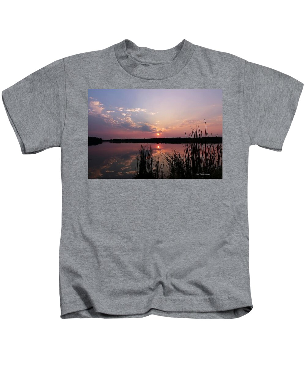 Lake Kids T-Shirt featuring the photograph Meditation by Mary Walchuck
