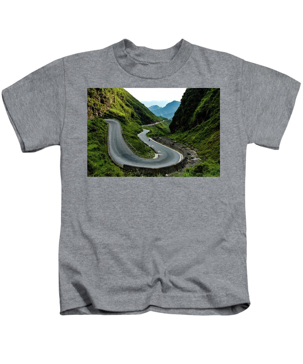Northern Kids T-Shirt featuring the photograph Memory Lane - Ha Giang Province, Northern Vietnam by Earth And Spirit