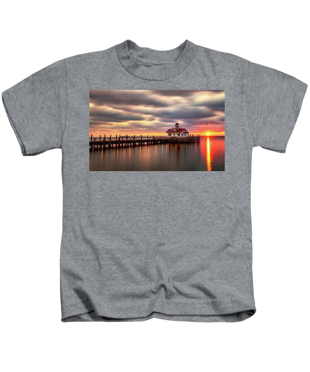 Sunrise Kids T-Shirt featuring the photograph Morning has Arrived by C Renee Martin