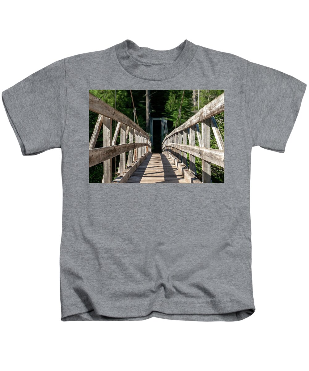 North Country National Scenic Trail Kids T-Shirt featuring the photograph North Country National Scenic Trail by Sandra J's