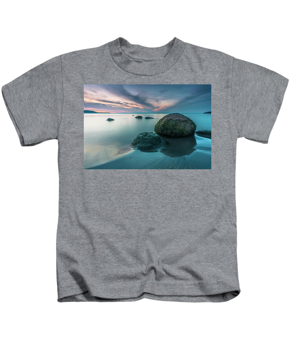 Dusk Kids T-Shirt featuring the photograph Observers by Evgeni Dinev