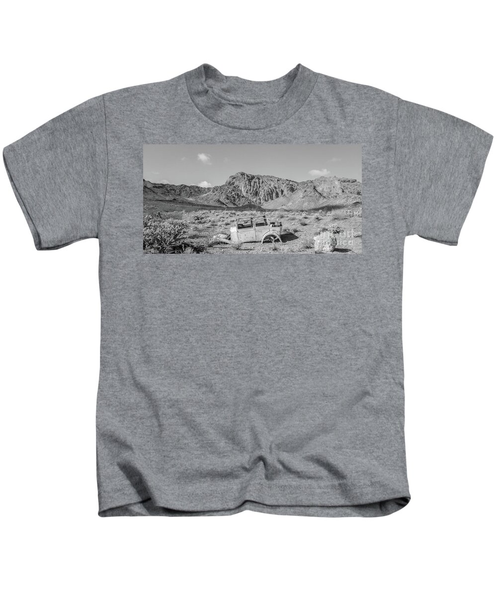 Southwest Kids T-Shirt featuring the photograph Parked out West by Darrell Foster