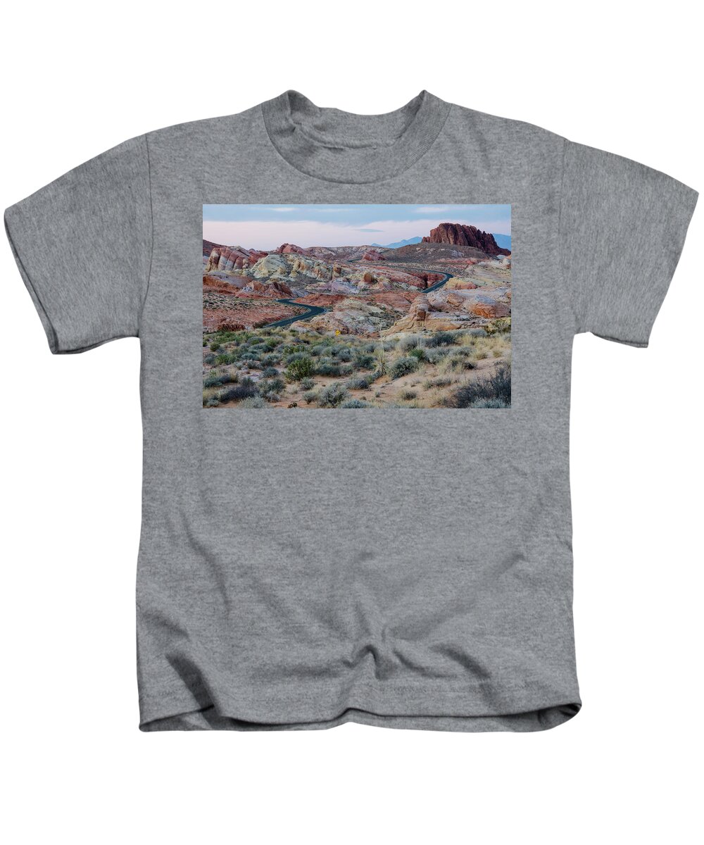 Mountains Kids T-Shirt featuring the photograph Pastel Paradise by Margaret Pitcher