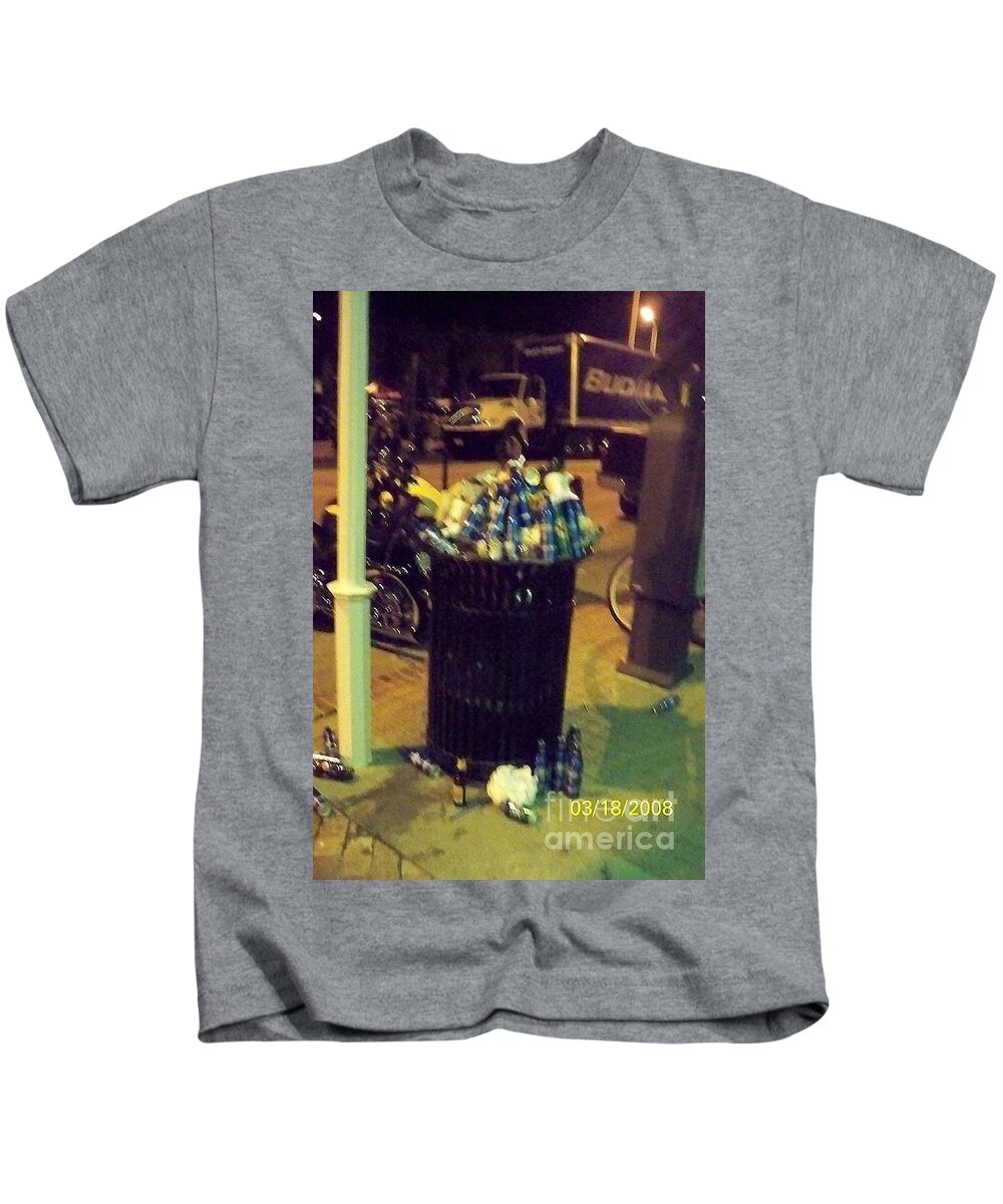 Trash Kids T-Shirt featuring the photograph People do try by Nancy Graham