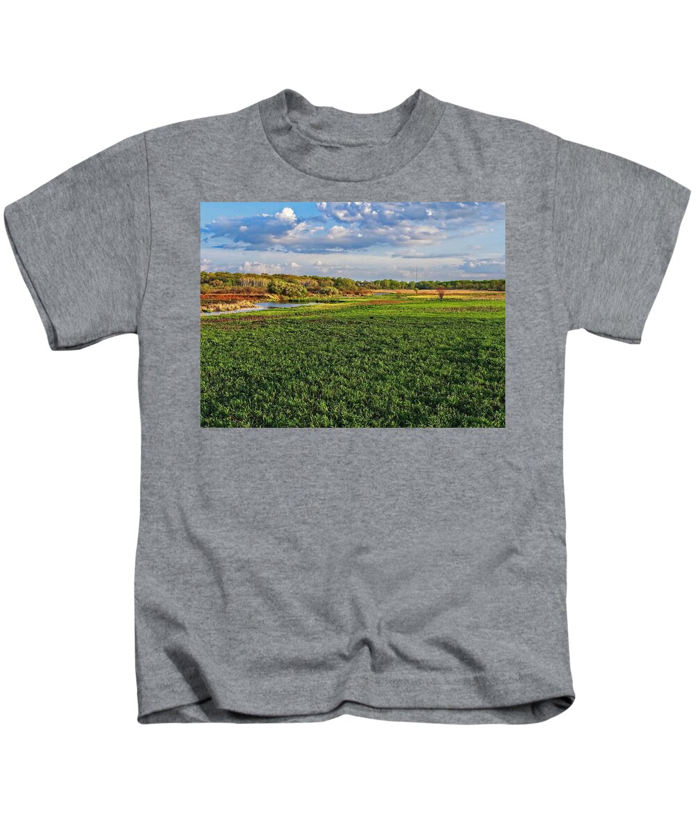 Middleton Kids T-Shirt featuring the photograph Pheasant Branch Conservancy 4, Middleton, WI by Steven Ralser