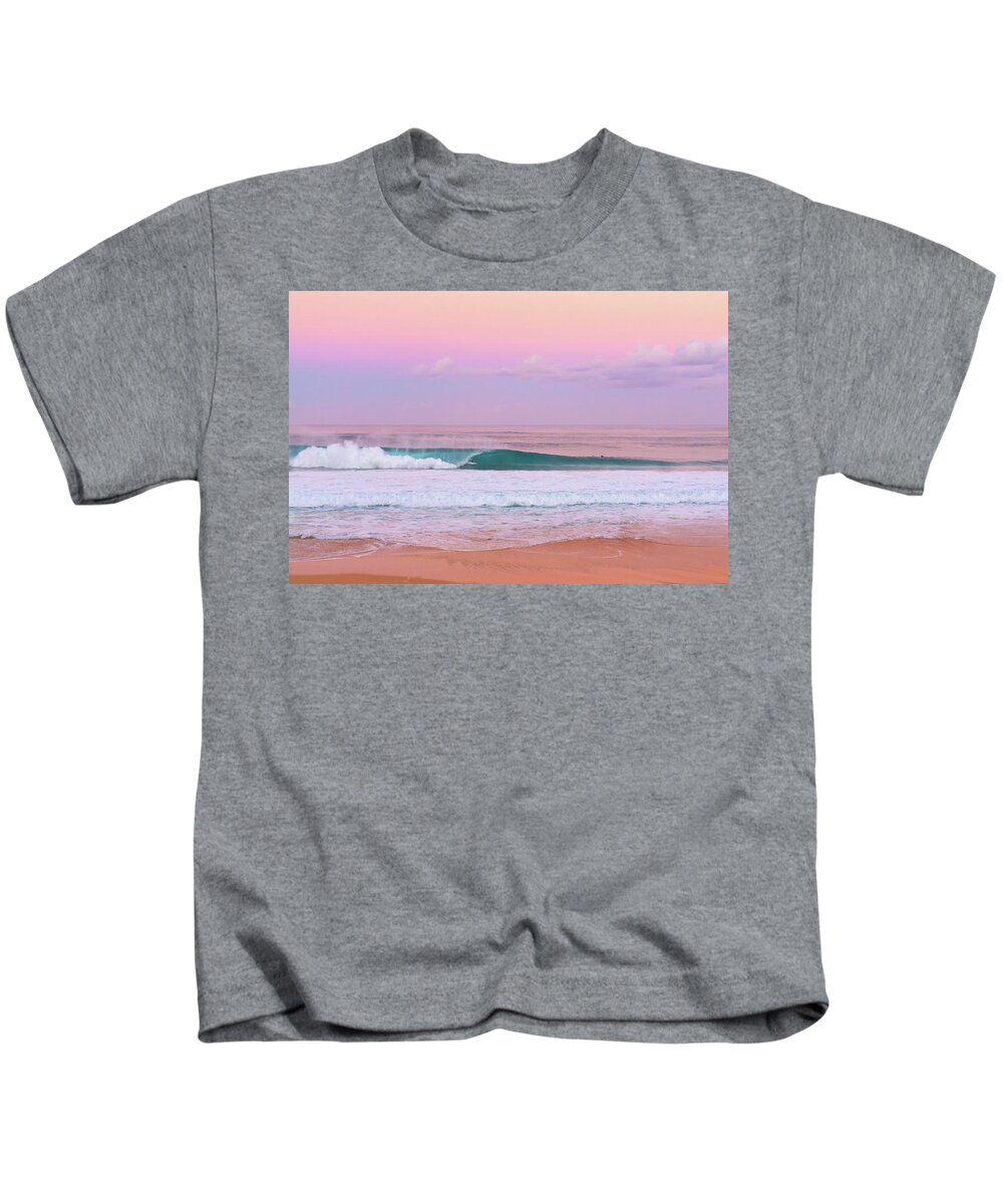 Surf Kids T-Shirt featuring the photograph Pink Pipe by Sean Davey