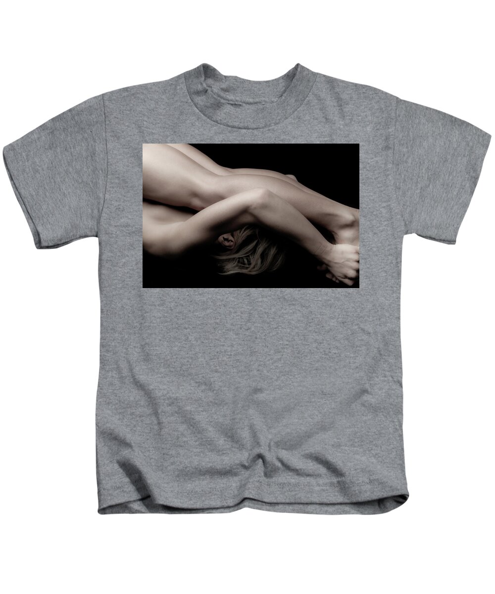 Yoga Kids T-Shirt featuring the photograph Plow by Marian Tagliarino