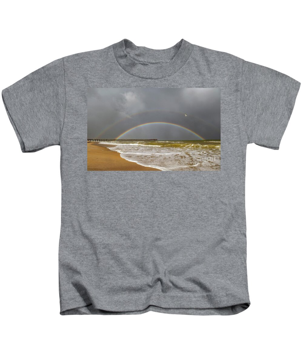 Rainbow Kids T-Shirt featuring the photograph Promise of Hope by DJA Images