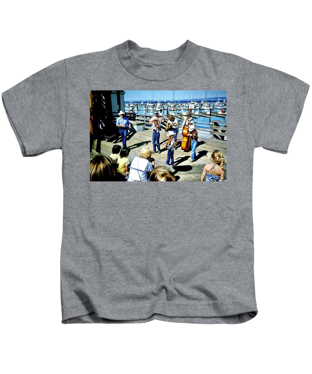  Kids T-Shirt featuring the photograph San Francisco Pier 39 by Gordon James