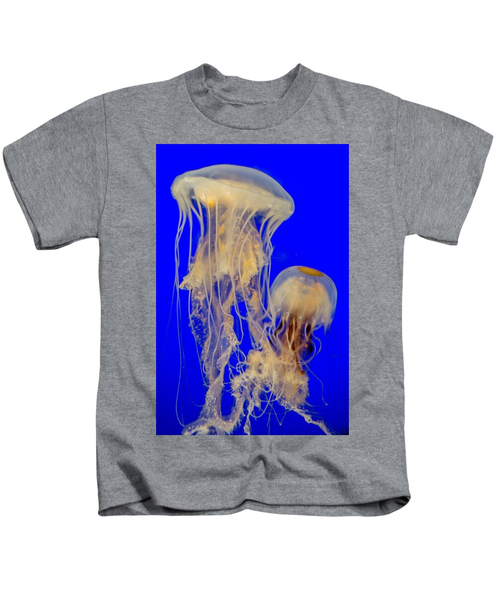Sea Nettle Kids T-Shirt featuring the photograph Sea Nettles by WAZgriffin Digital