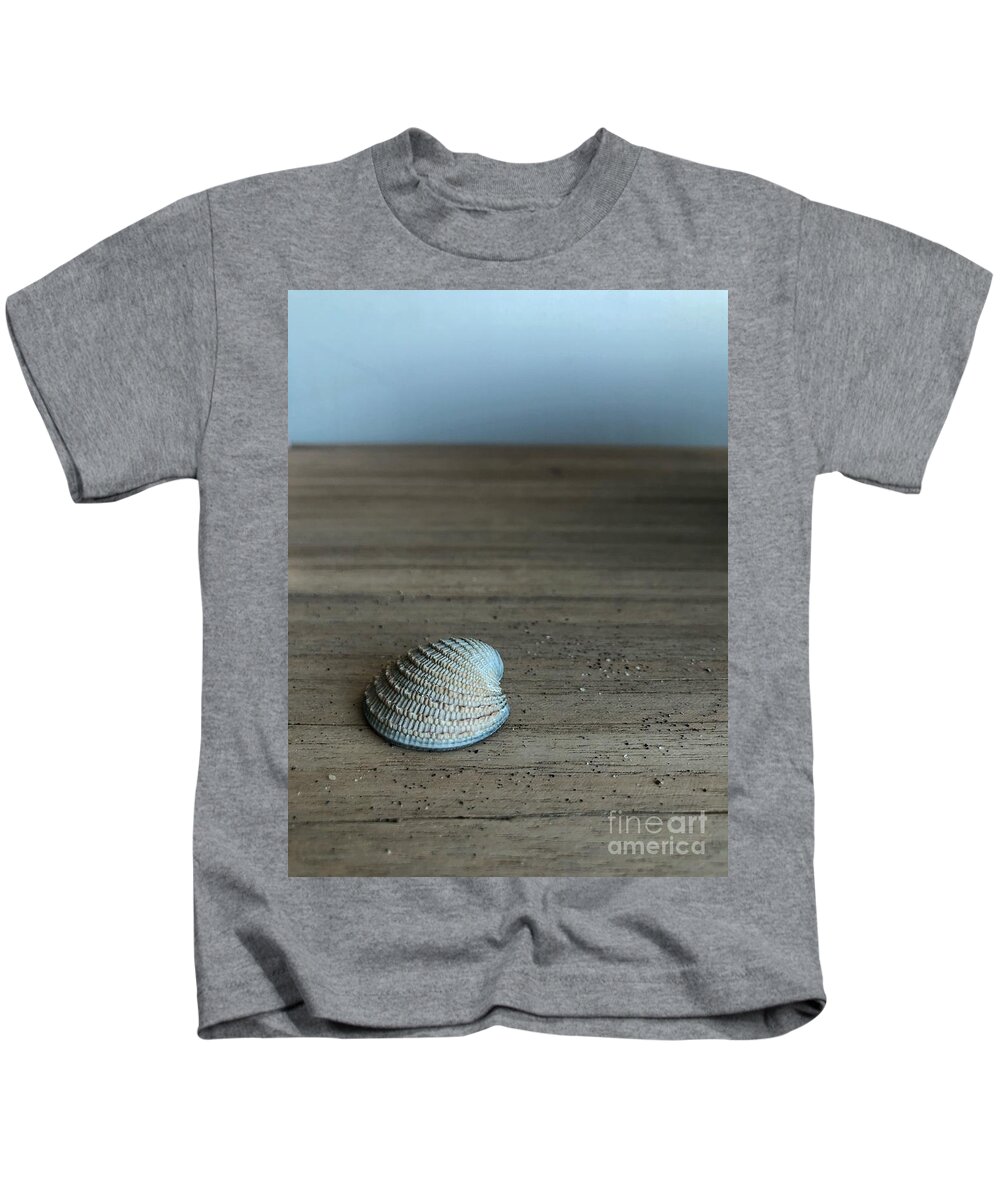 Seashells Kids T-Shirt featuring the photograph Shades of Blue by Diana Rajala