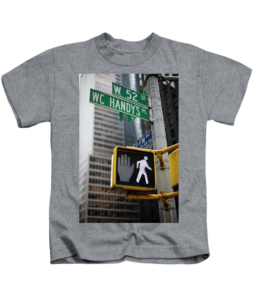 Walk Kids T-Shirt featuring the photograph Signs by Marlo Horne