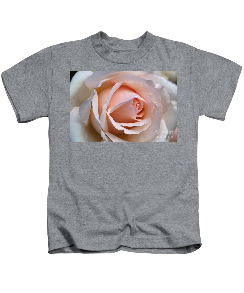 Floribunda Rose Kids T-Shirt featuring the photograph Soft Rose by Joy Watson