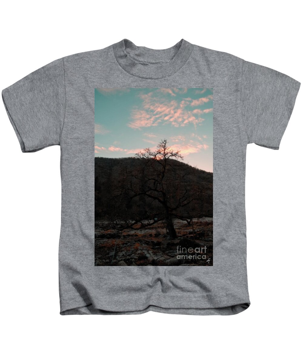 Morning Kids T-Shirt featuring the photograph Start of the Day by Theresa Fairchild