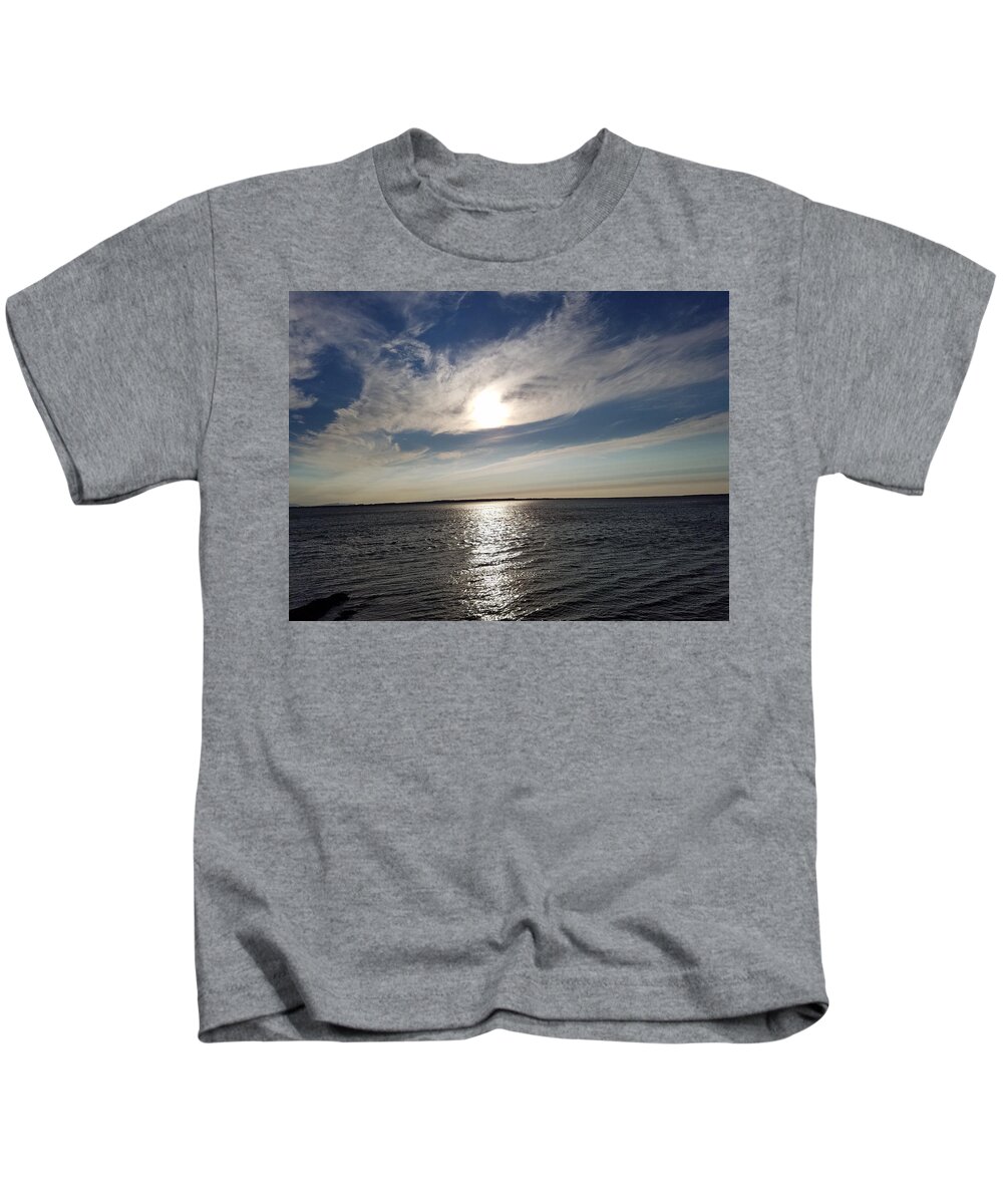 Summer Kids T-Shirt featuring the photograph Summer at the Coast by Brent Knippel