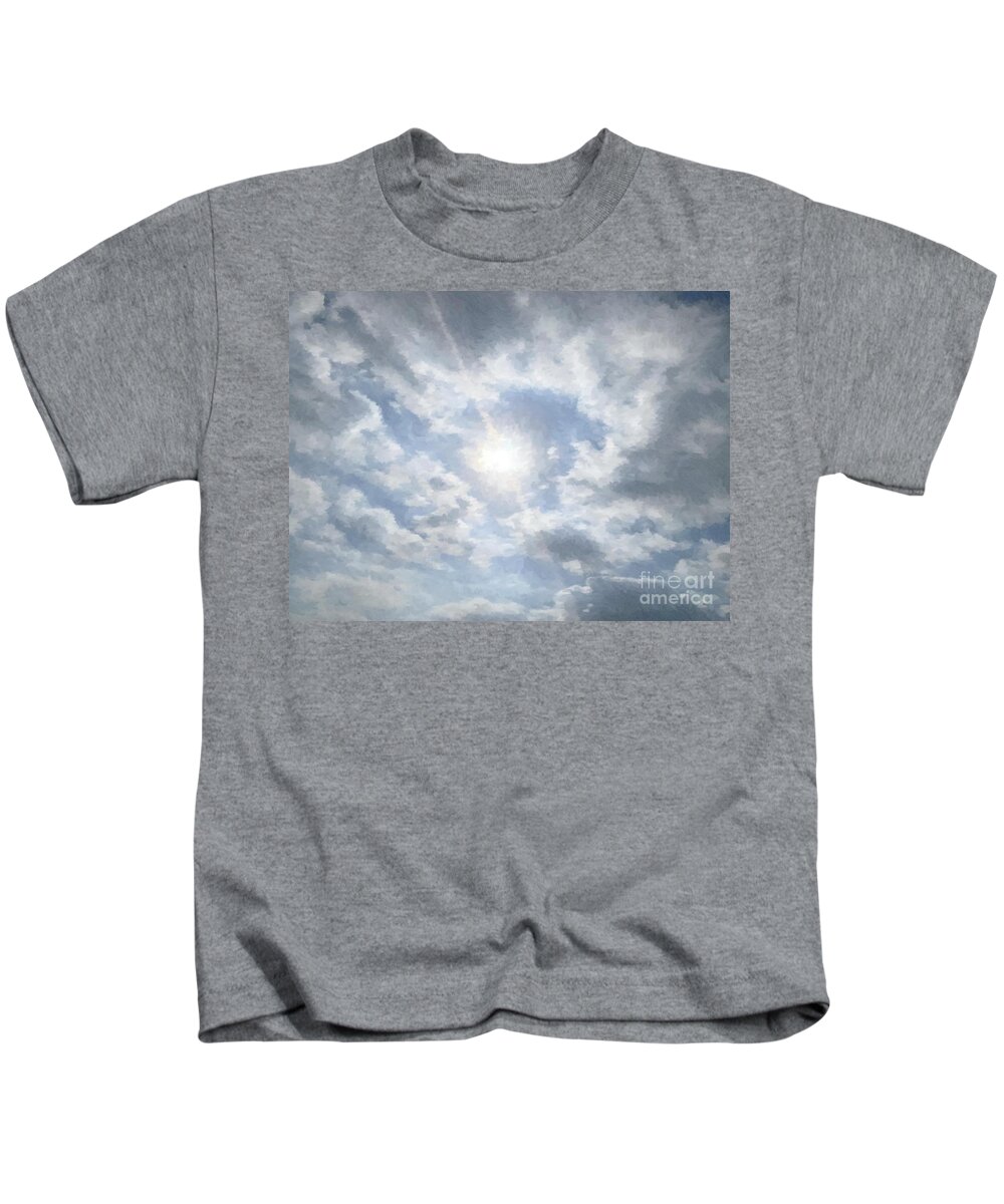 Sunlight Kids T-Shirt featuring the photograph Sunlight Peeking Through by Katherine Erickson
