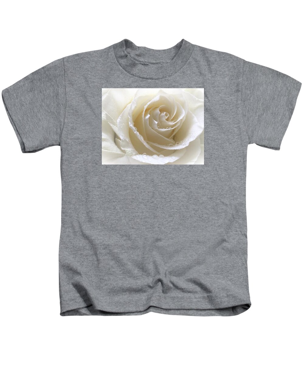 Rose Kids T-Shirt featuring the photograph Sweet Nothings by Angela Davies