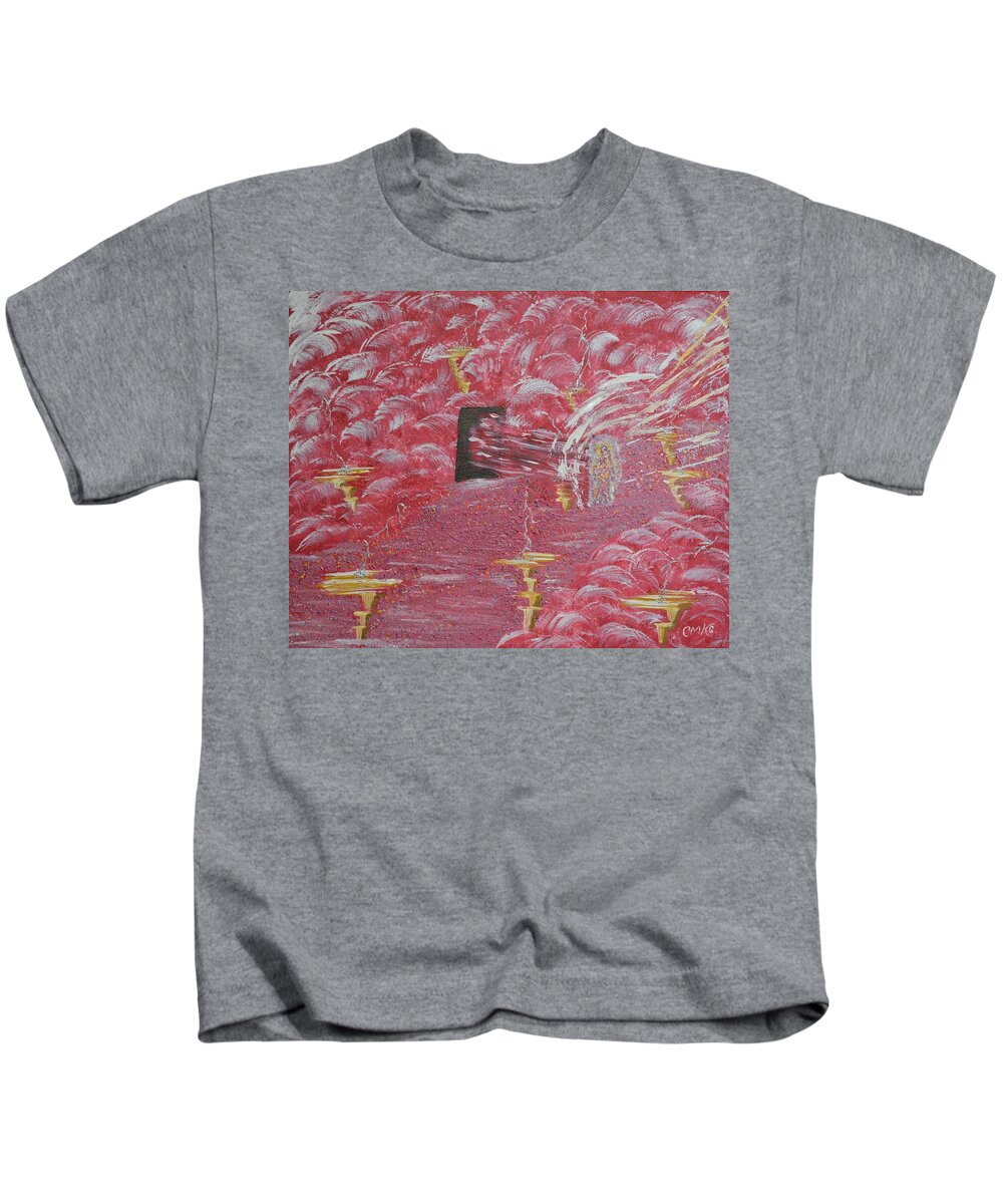  Kids T-Shirt featuring the painting The Choice Experience by Christina Knight