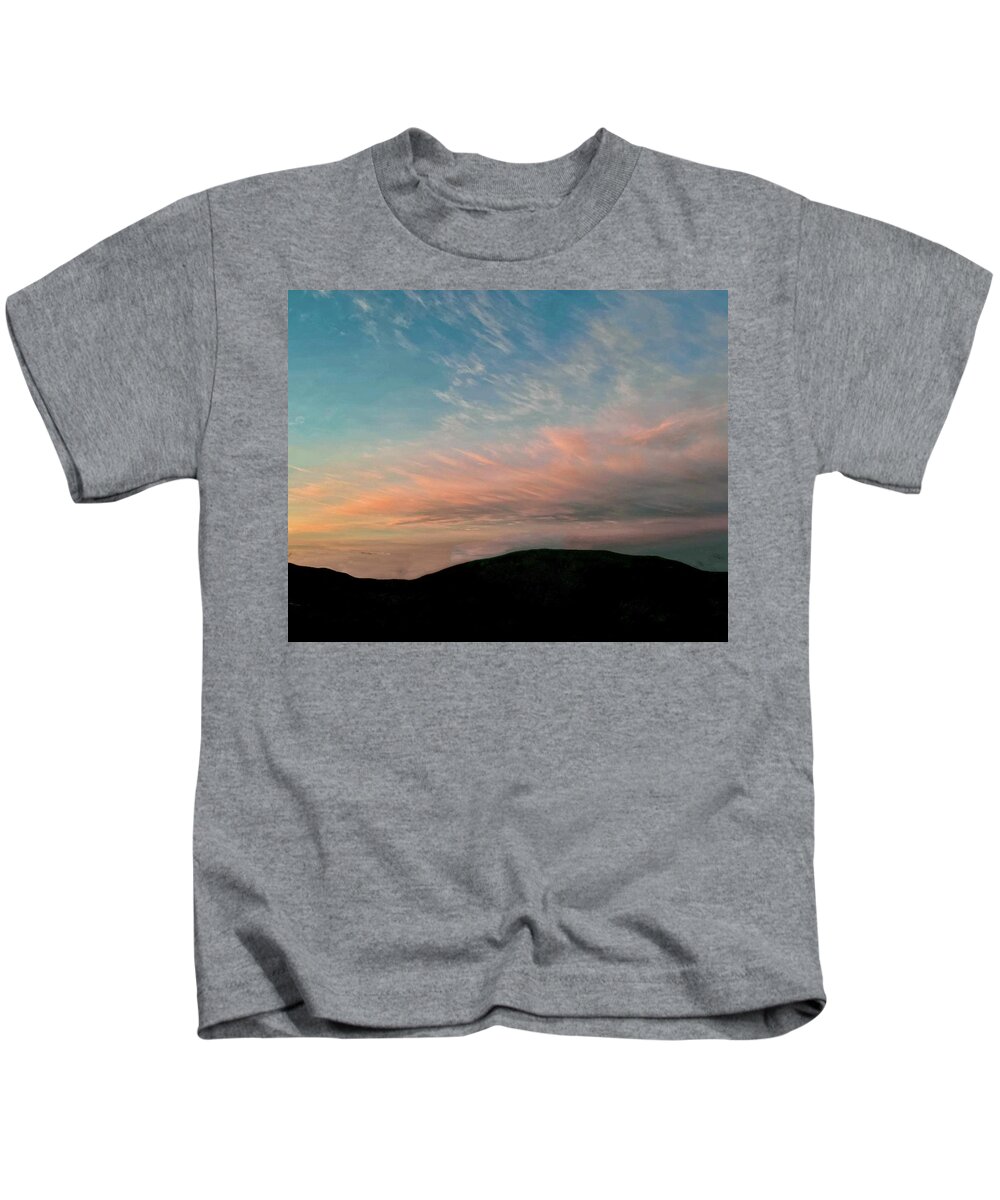 Dawn Kids T-Shirt featuring the photograph The Delicate Light of Dawn by Sarah Lilja