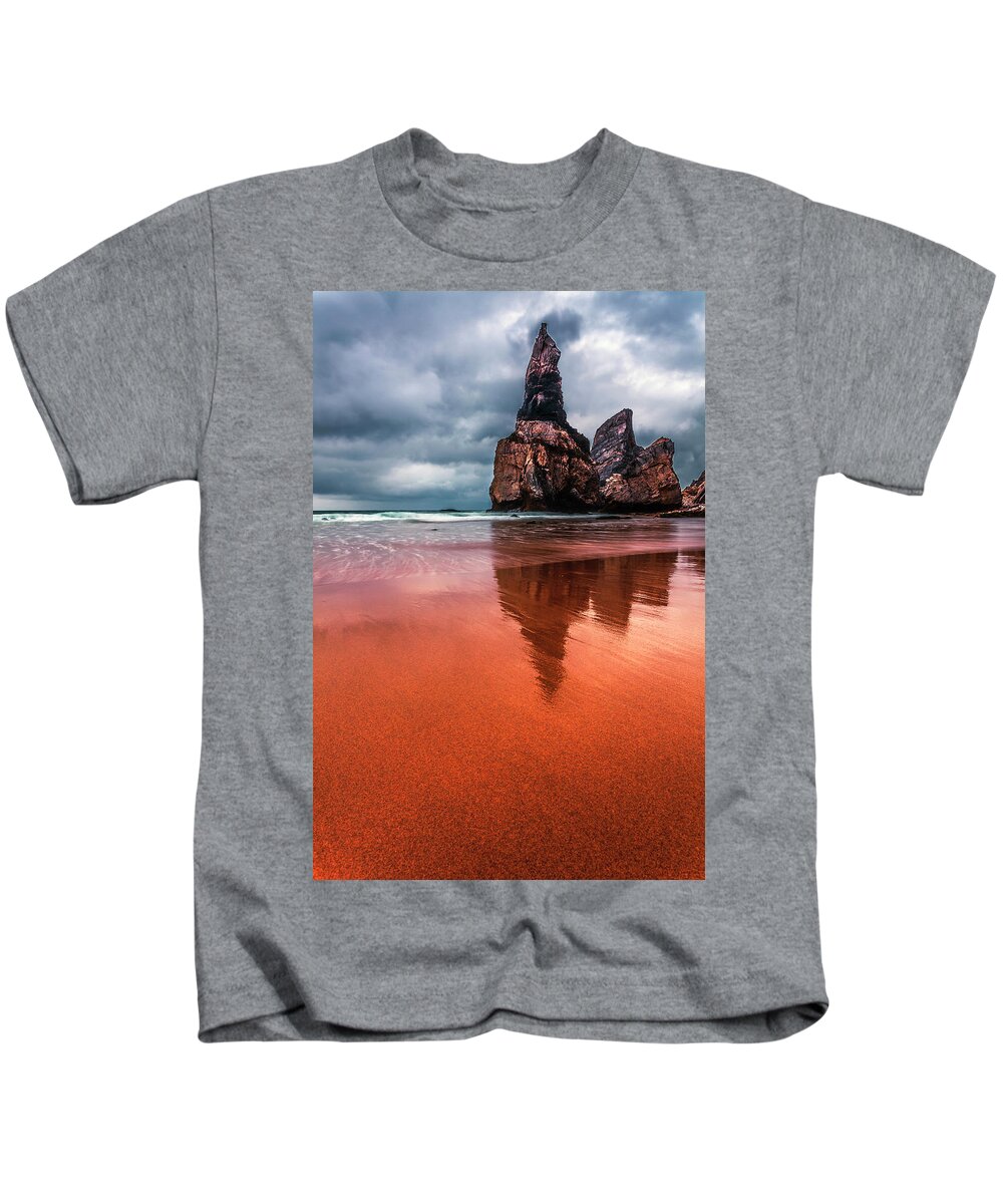 Portugal Kids T-Shirt featuring the photograph The Needle by Evgeni Dinev