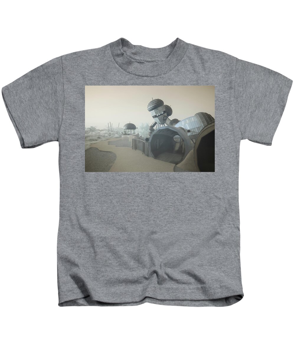 Summer Bush Fires Kids T-Shirt featuring the photograph The Pod by Ari Rex