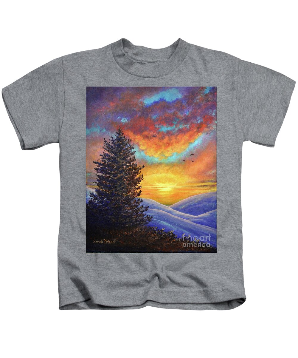 The Kids T-Shirt featuring the painting The Witness by Sarah Irland