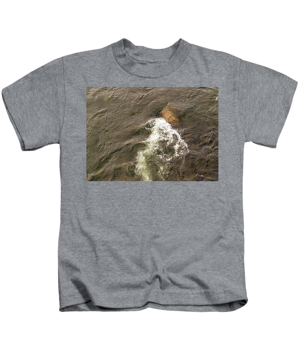 Landscapes Kids T-Shirt featuring the photograph Waterscapes - Delaware River - Clean Water Photography 4 by Amelia Pearn