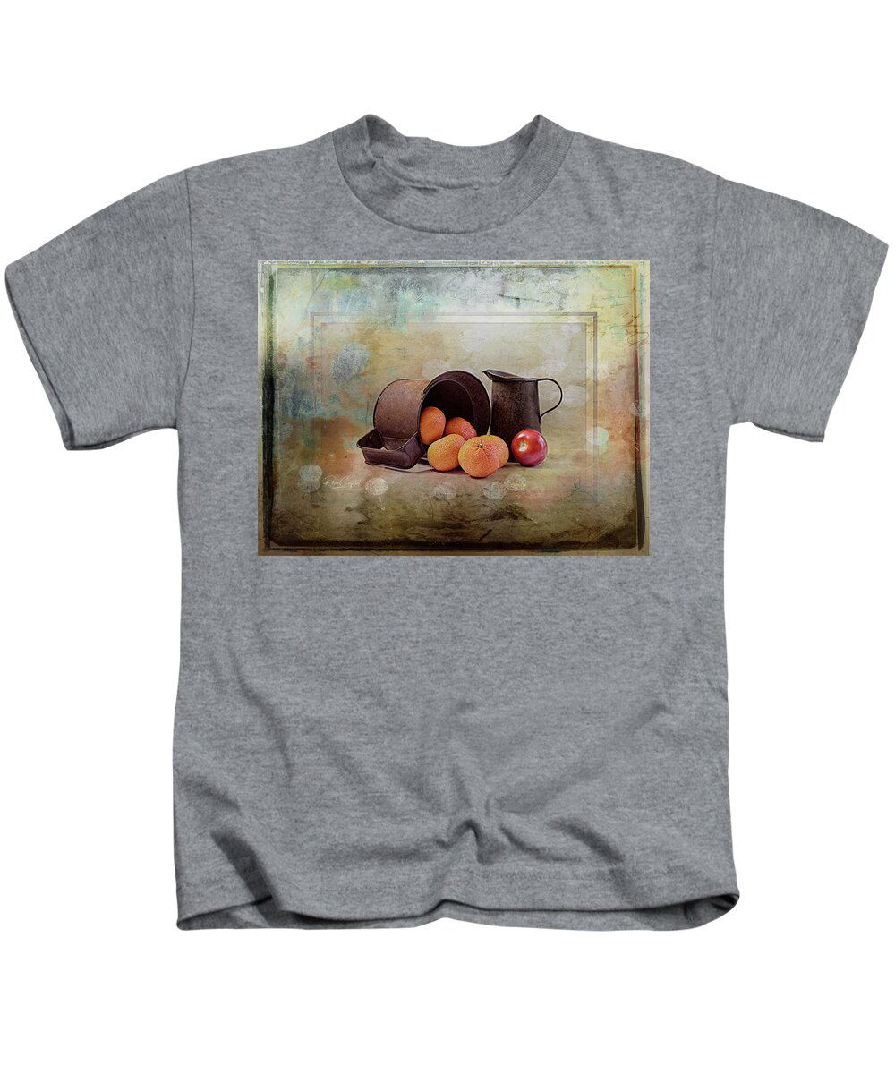 Still Life Kids T-Shirt featuring the photograph Welcome To The Neighborhood, Friend by Rene Crystal