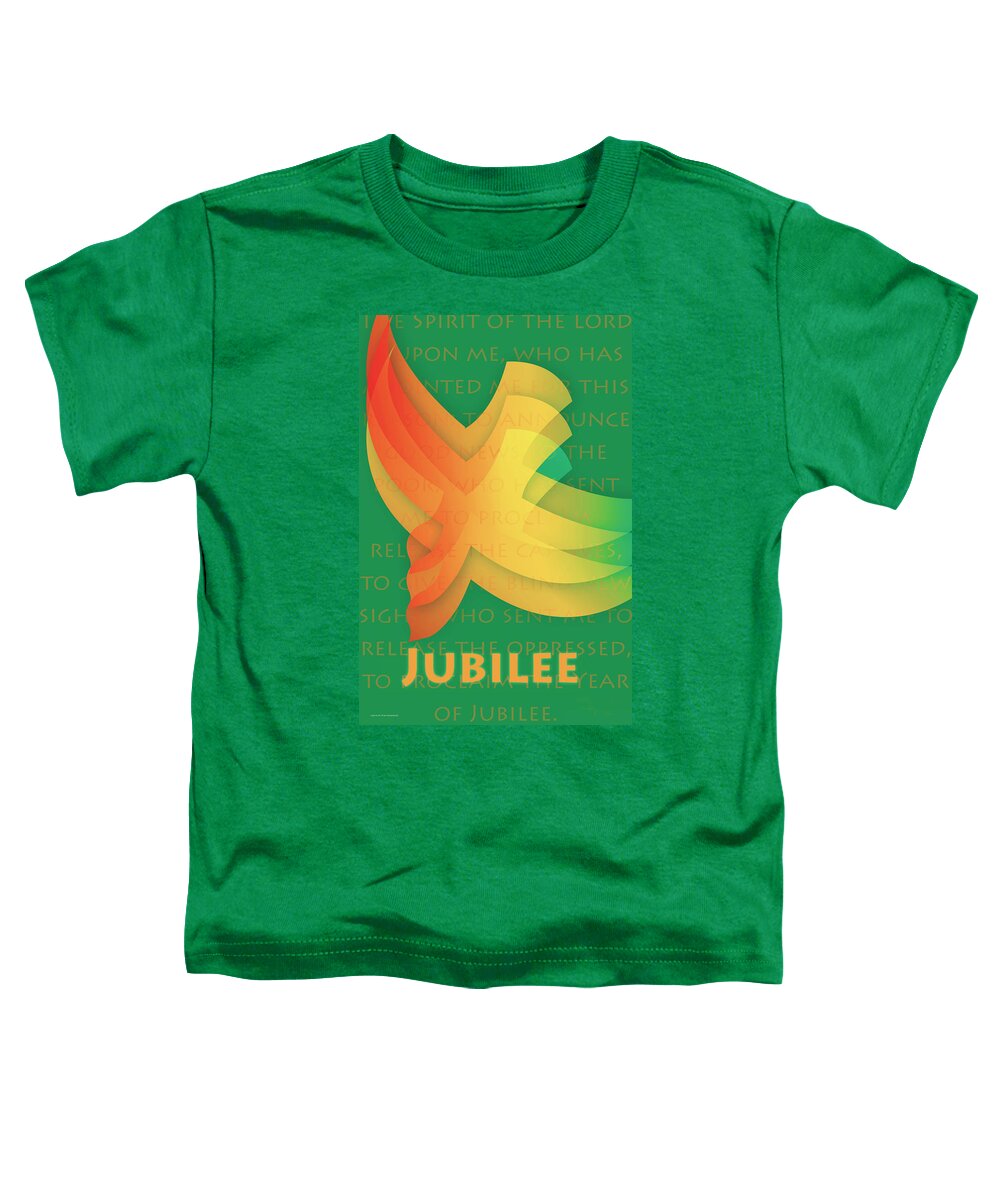 Jubilee Toddler T-Shirt featuring the digital art Jubilee by Chuck Mountain