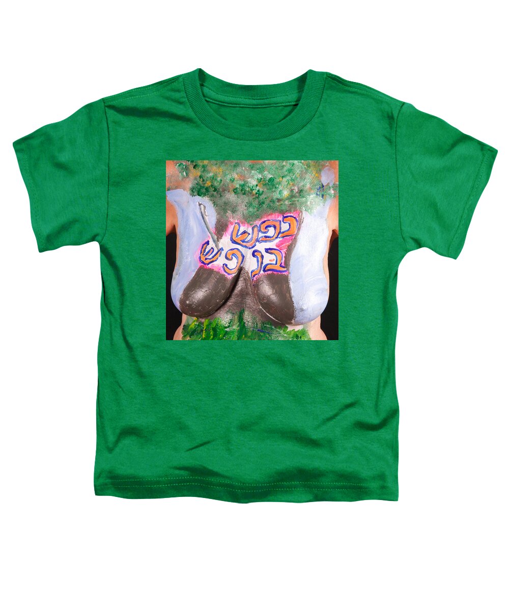 Hadassah Greater Atlanta Toddler T-Shirt featuring the photograph 8. Michelle Stein, Artist, 2015 by Best Strokes - Formerly Breast Strokes - Hadassah Greater Atlanta