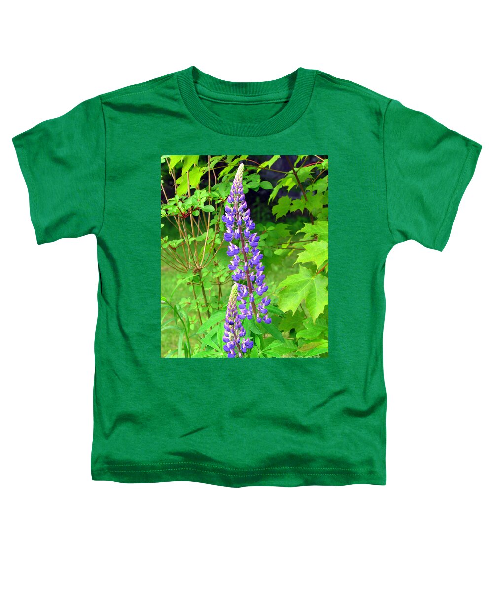 Lupine Toddler T-Shirt featuring the photograph Lady Lupine by Elizabeth Dow